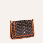 Goyard Plumet Pocket Wallet Black and Brown - Image 2